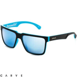 Carve | Phenomenon | Sunglasses | Adult | Black Cyan Blue Iridium | Eye Wear | Sunnies
