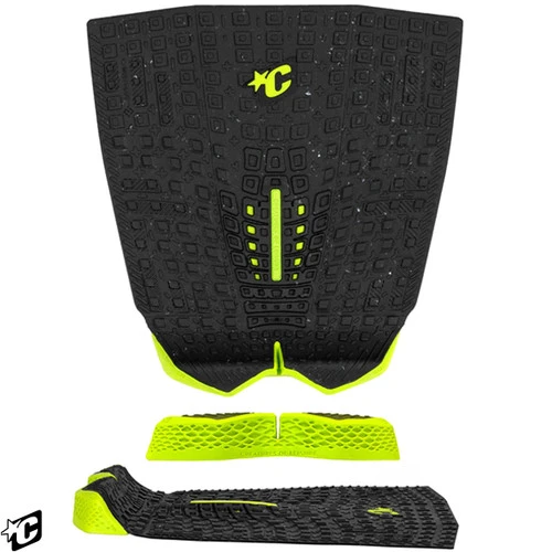 Creatures Of Leisure | Eco Black Speckle Lime PROTO™ 1.4 | Surfing Deck Grip | Traction Pad | - Image 2