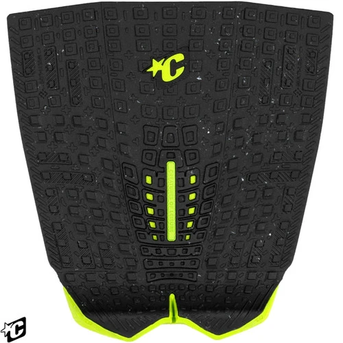 Creatures Of Leisure | Eco Black Speckle Lime PROTO™ 1.4 | Surfing Deck Grip | Traction Pad |