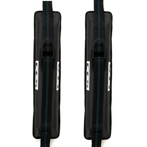 FCS D-Ring SUP Single Soft Racks | Temporary Roof Rack For Cars | Strap SUPs To Car Roof | FCSII | Fits 1-2 Stand Up Paddle Boards