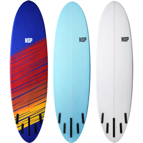 The Magnet Surfboard | Mid Length | Mini Mal | NSP | Fibreglass Funboard - Image 2