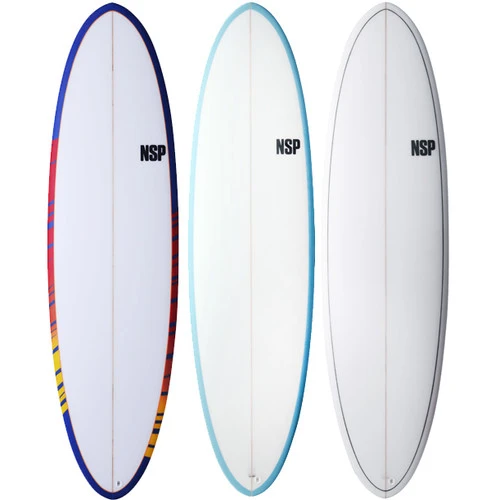 The Magnet Surfboard | Mid Length | Mini Mal | NSP | Fibreglass Funboard