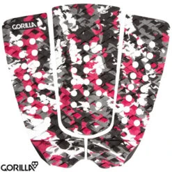 Gorilla Grip | Geiselman Red Plum Storm | Tail Pad | Surfboard Deck Grip | Traction Pad | Eric Geiselman Signature | Team Series