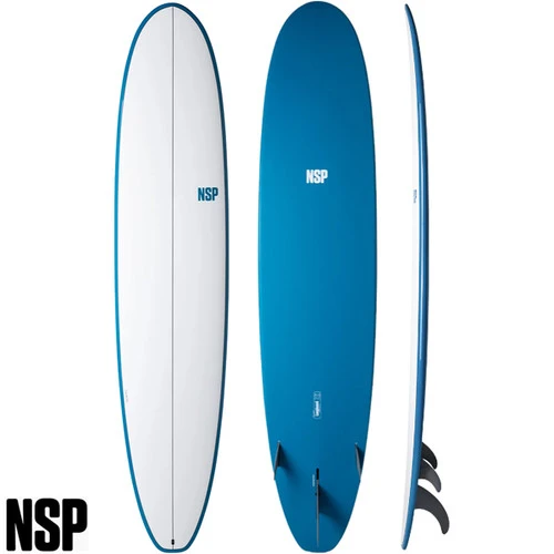 NSP Surfboards | Longboard Elements HDT | 2 + 1 Fin Setup | Intermediate To Expert Level Longboard | Malibu