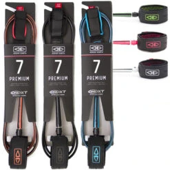 7ft Premium XT One Piece | Ocean And Earth | Surfboard Leash | Super Strong Leggie | Top Of The Range Leg Rope |