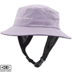 Bingin Soft Peak Surf Hat | Pale Lilac | Sun Protection | Ocean And Earth | Surfing Hat With Clip