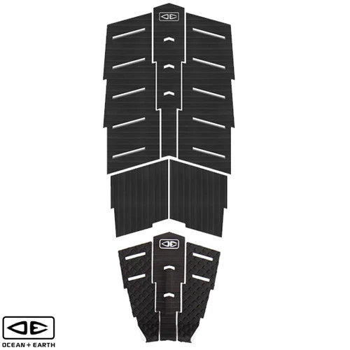 Ocean And Earth | Dakoda Walters Full Deck Pad | Black | Surfboard Deck Grip | Surfing Front Foot + Tail Pad | Surf Traction Pad |