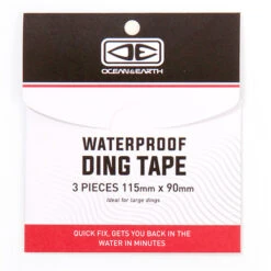 3 Pieces Of Waterproof Surfboard Ding Tape | Clear | Quick Surfboard Temporary Repair