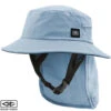Indo Stiff Peak Surf Hat | Pale Blue | Sun Protection For Surfing | Ocean And Earth