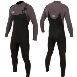 Free-Flex Wetsuit Steamer 3:2mm | Chest Zip | Full Surfing Wetsuit | Ocean And Earth | Mens
