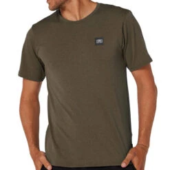 Ocean And Earth | Surf Shirt Olive Marle | Short Sleeve | Rash Vest | Loose Fit | Beach And Water Activities