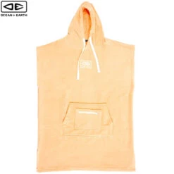 Ocean And Earth | Ladies Peach Hooded Beach Towel Surf Poncho | Womens | Ocean And Earth