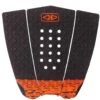 Wide Jack Tail Pad | Hybrid | Fish | Retro | Deck Grip | Black/ Orange | Surfboard Traction Pad | Ocean And Earth