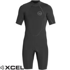 XCEL | Axis Springsuit Wetsuit 2mm | Back Zip | Surfing Wetsuit | Springy | Mens