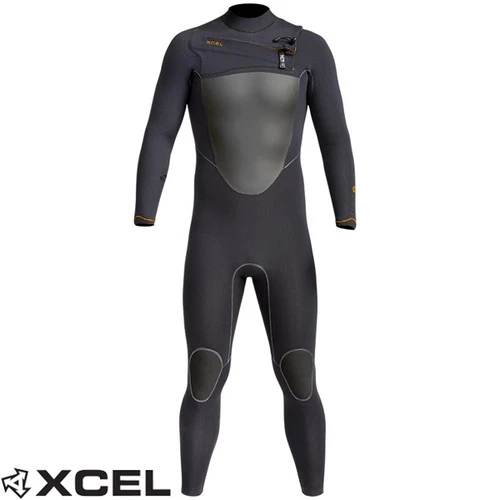 XCEL | Drylock-X Wetsuit Steamer 4:3mm | Chest Zip | Black | Xcel Wetsuits | Best Surfing Wetsuit | Newest Release