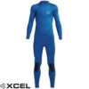 XCEL | Youth Axis Steamer 3:2mm | Back Zip | Blue | Boys Surfing Wetsuit | Kids Surf Wetsuit