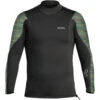 XCEL Axis 2:1mm Long Sleeve Wetsuit Top | Surfing Top | Vest | Surf Jacket | Black Green Camo