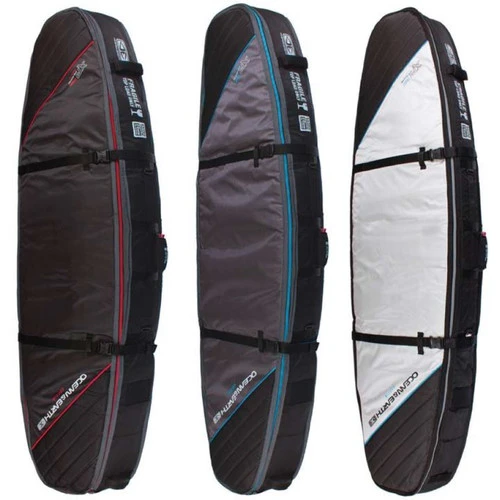 Double Coffin Shortboard Funboard Travel Cover | Surfboard Carry Bag | Fits 1 To 3 Surfboards