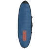 FCS Classic Funboard | Fish Day Surfboard Cover | Steel Blue/White/Red Accents | Surf Board Bag | Day Trip Light To Medium Protection