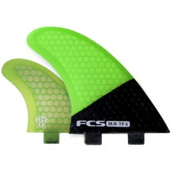 FCS MR Twin + Stabilizer Fluro 3 Fin Set | Mark Richards | Retro | Fish | Performance Core | Twin Tab FCS