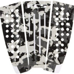 Julian Wilson Tail Pad | Black/White Camo | FCS | FCSII | Deck Grip | Surfboard Traction