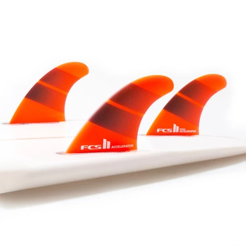 FCSII Accelerator | Thruster (3) Fin Set | Neo Glass | FCS 2 Surfboard Fins | Ideal For Bigger Waves And Aggressive Surfers - Image 2