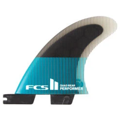 FCSII Performer Quad Rear Fin Set | Performance Core | Black Edition | New 2020 Season |