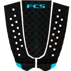 T-3 Tail Pad | FCS | Black/Blue | Surfboard Tail Pad | Deck Grip | Traction Pad