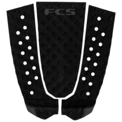 FCS T-3 Tail Pad | Black/Charcoal | Surfboard Tail Pad | Deck Grip | Traction Pad