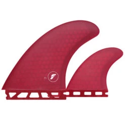 T1 | Futures Fins | Twin + Trailer 3 Fin Set | Honeycomb | Retro Or Fish Boards | Down The Line Speed