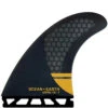 Ocean And Earth | Control Surfboard Fins | Single Tab | Thruster 3 Fin Set | | All Rounder Template