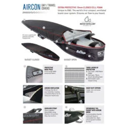 Aircon Gun Surfboard Cover | 10mm Padded Board Bag | Max Protection | Ocean And Earth