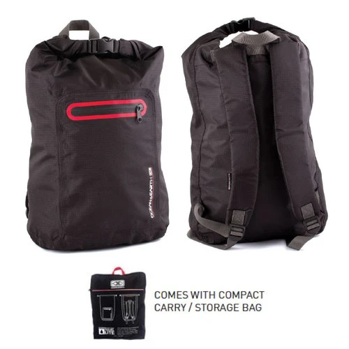 Waterproof Backpack 30L | Black | Surf Travel Essential | Ocean And Earth - Image 2