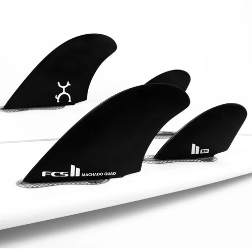 FCSII Rob Machado Seaside Quad 4 Fin Set | Performance Glass | FCS2 Surfboard Fins | Responsive Turning | Surfing Fins For High Volume Boards - Image 3
