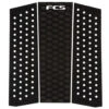 T-3 Mid Traction Pad | FCS | Black | Surfboard Front Foot Pad | Deck Grip | FCSII