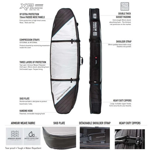 Triple Coffin Shortboard Travel Cover | 1 To 4 Surfboards - Image 2