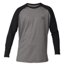 Youth Ventx Tyler Long Sleeve UV Surf Tee | Grey / Black | Groms | Kids